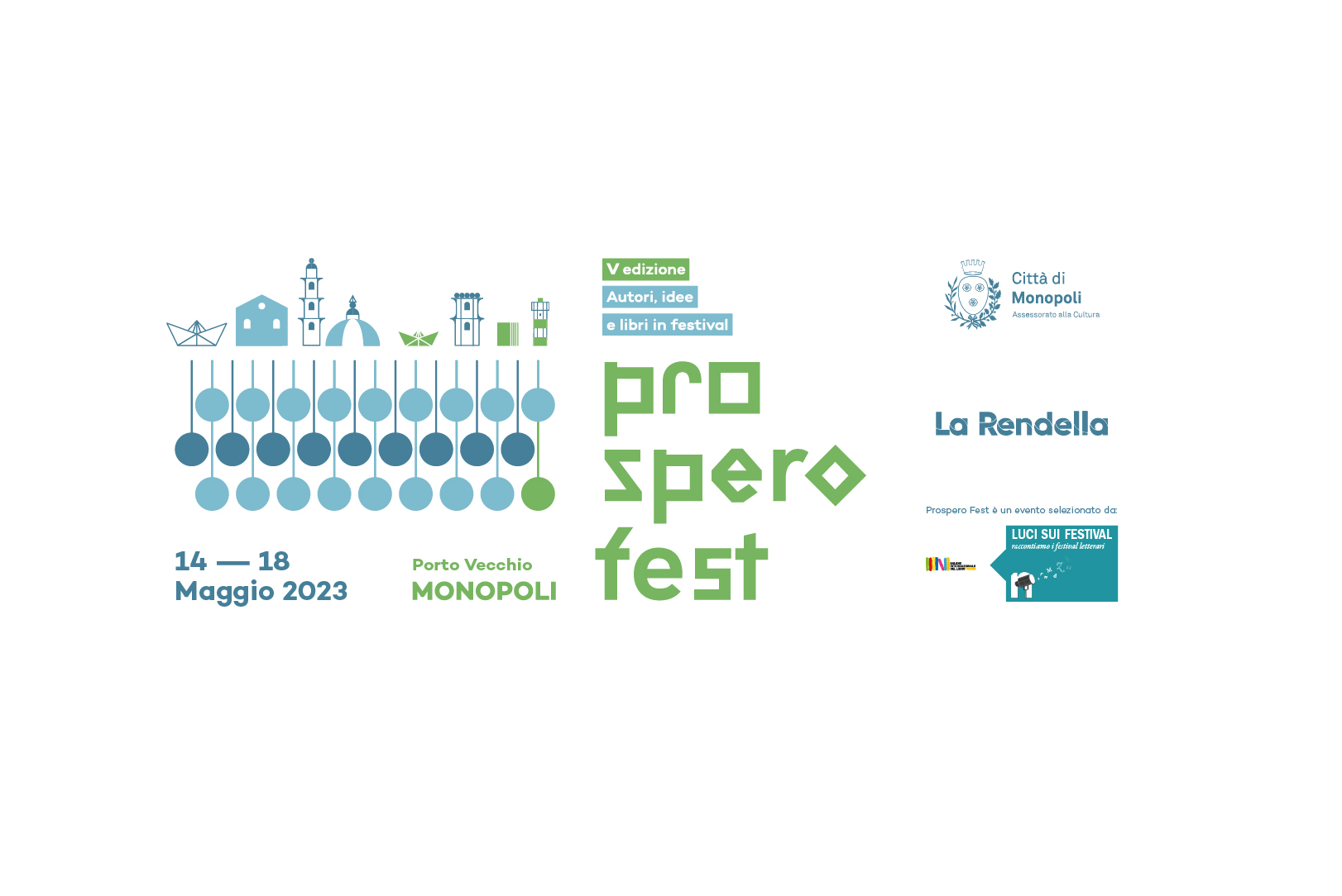 “Prospero Fest 2023”: autori, idee e libri in festival dal 14 al 18 maggio 2023